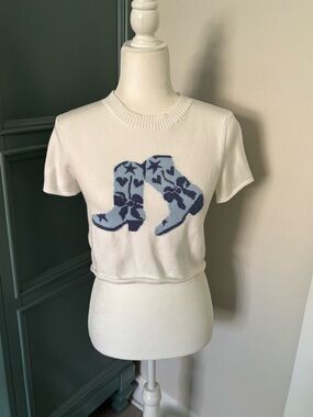 Haute Hippie White Knit Top